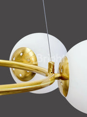 Pendul Jolie Reglabil 5xG9 Diametru 60cm Auriu