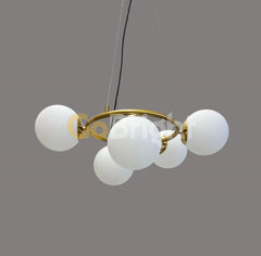 Pendul Jolie Reglabil 5xG9 Diametru 60cm Auriu