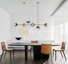 Pendul Jolie Reglabil 6xE27 120cm Amber