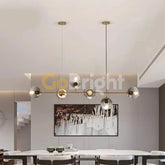 Pendul Jolie Reglabil 6xE27 120cm Amber