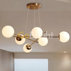 Pendul Jolie Reglabil 6xE27 60cm Auriu