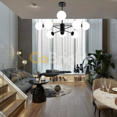 Pendul Jolie Reglabil 8xE27 60cm Negru