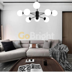 Pendul Jolie Reglabil 8xE27 60cm Negru