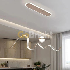 Pendul LED 100cm 100W cu Telecomanda Trinity 3 Tipuri de Lumini Gri