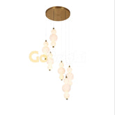 Pendul LED 60cm 120W Urban Telecomanda 3 Tipuri de Lumini Auriu