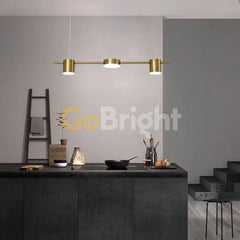 Pendul LED 70cm 30W cu Telecomanda Urban 3 Tipuri de Lumini Auriu