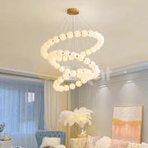 Pendul LED 80 + 60 + 40cm 300W Urban 3 Tipuri de Lumini Auriu