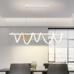 Pendul LED 90cm 94W cu Telecomanda Trinity 3 Tipuri de Lumini Alb
