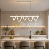 Pendul LED 90cm 94W cu Telecomanda Trinity 3 Tipuri de Lumini Alb