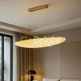 Pendul LED Cristale 100W cu Telecomanda Glow 3 Tipuri de Lumini Auriu