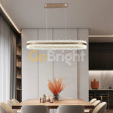 Pendul LED Diametru 90x30cm 200W Trinity Telecomanda 3 Tipuri de Lumini Maro