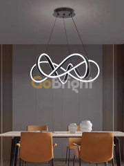 Pendul LED Fantasy 50cm 230W cu Telecomanda 3 Tipuri de Lumini Negru