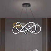 Pendul LED Fantasy 50cm 230W cu Telecomanda 3 Tipuri de Lumini Negru