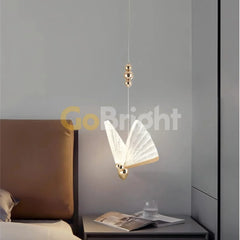 Pendul LED Fluture Trinity 3 Tipuri de Lumini 12W Auriu