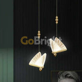 Pendul LED Fluture Trinity 3 Tipuri de Lumini 24W Auriu