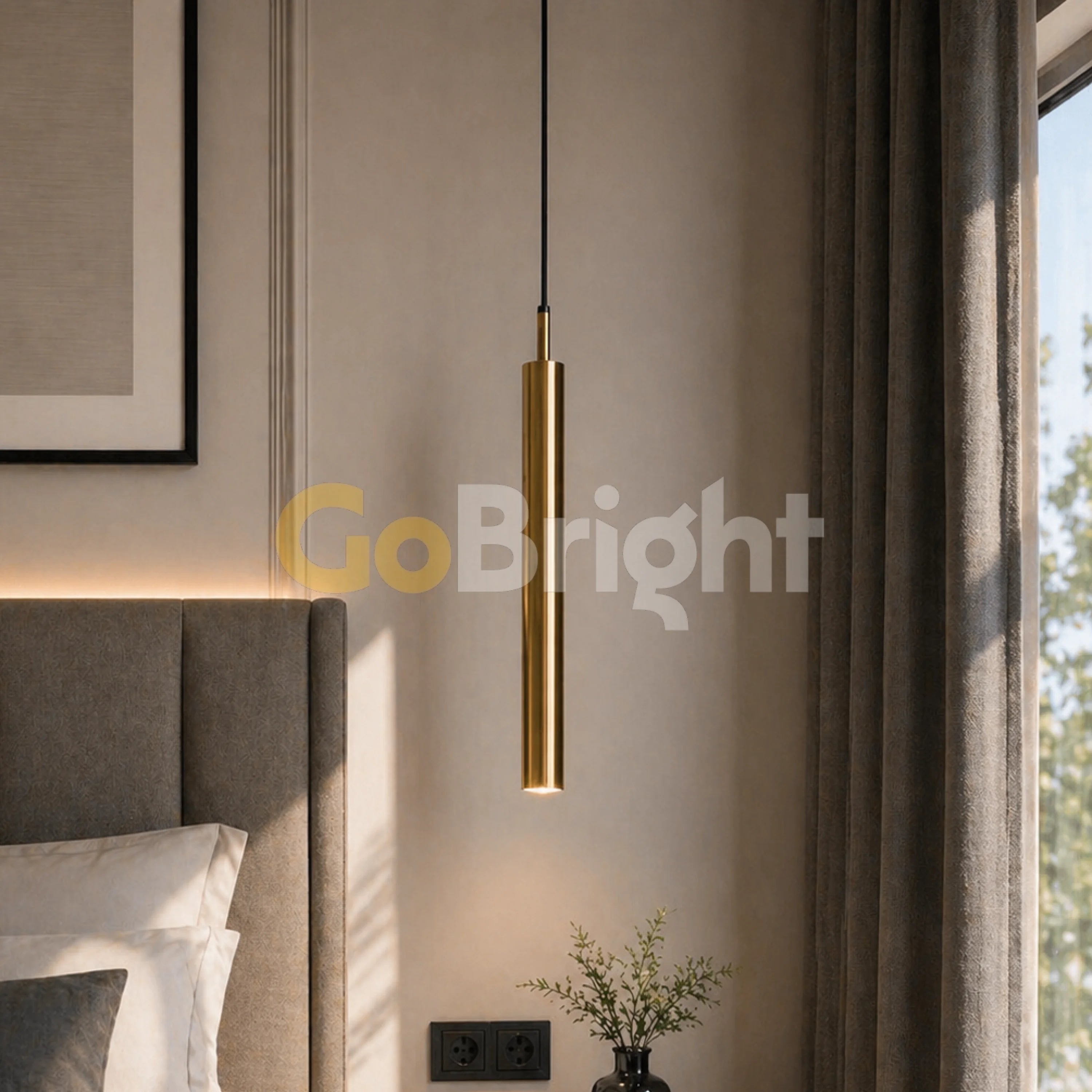 Pendul LED Urban 40cm Auriu