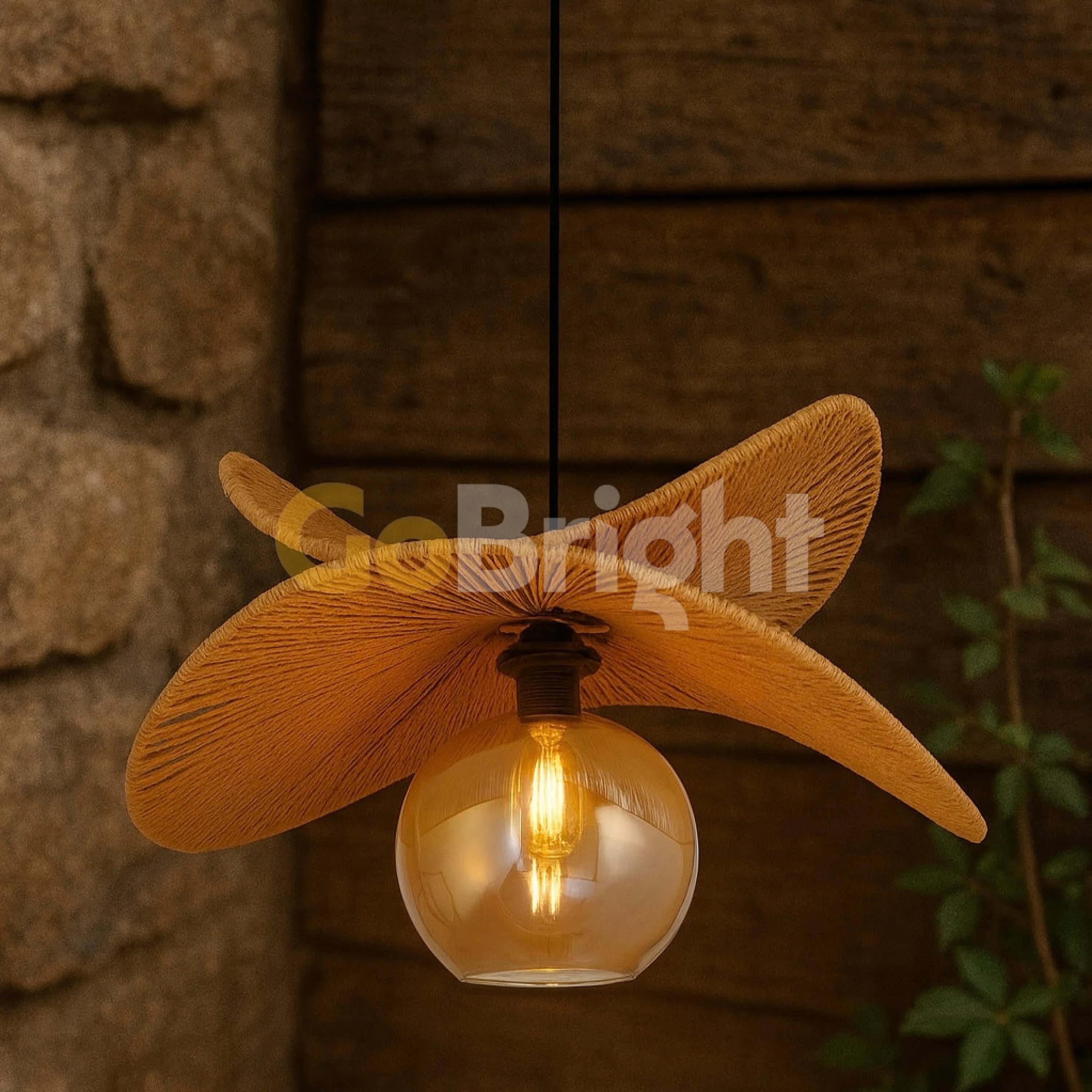 Pendul Rustic 40cm Eagle 1xE27 Sfoara