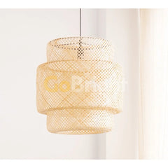 Pendul Rustic Bali 1xE27 Diametru 35cm Bambus