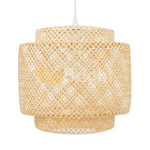 Pendul Rustic Bali 1xE27 Diametru 35cm Bambus