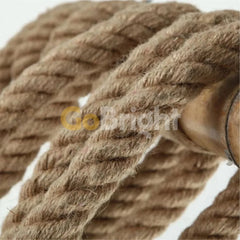 Pendul Rustic Bambus 2xE27 Reglabil 30cm