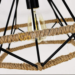 Pendul Rustic Eagle 3xE27 Reglabil Diametru 60cm