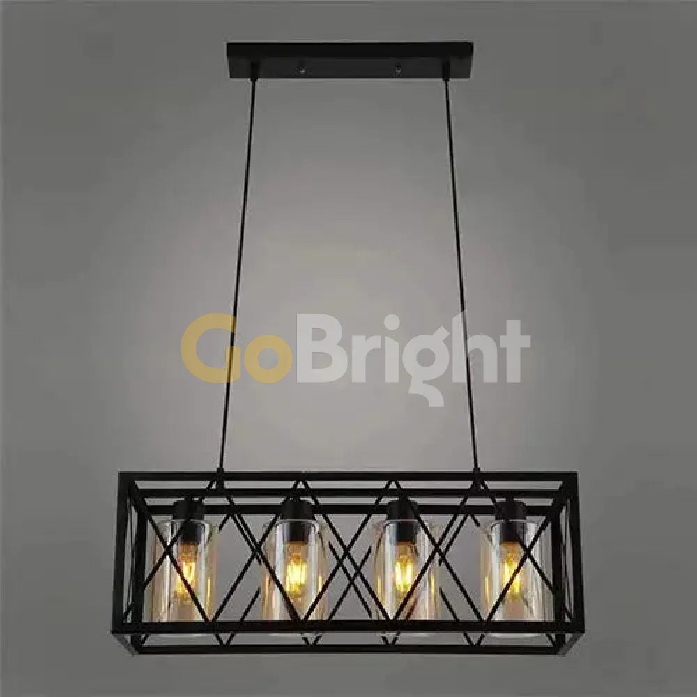 Pendul Rustic Eagle 4xE27 Reglabil 60cm