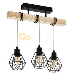 Pendul Rustic Reglabil Eagle 3xE27 50cm