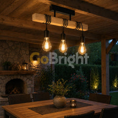 Pendul Rustic Reglabil Eagle 3xE27 50cm