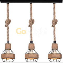 Pendul Rustic Reglabil Eagle 3xE27 60cm