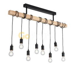 Pendul Rustic Reglabil Eagle 8xE27 100cm