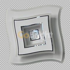 Plafoniera LED 40cm 100W cu Telecomanda Raisa 3 Tipuri de Lumini Alb
