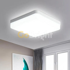 Plafoniera LED Diametru 22x22cm 36W Office Slim Lumina Rece Alb