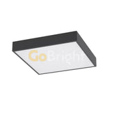Plafoniera LED Diametru 30x30cm 40W Office Slim Lumina Rece Negru