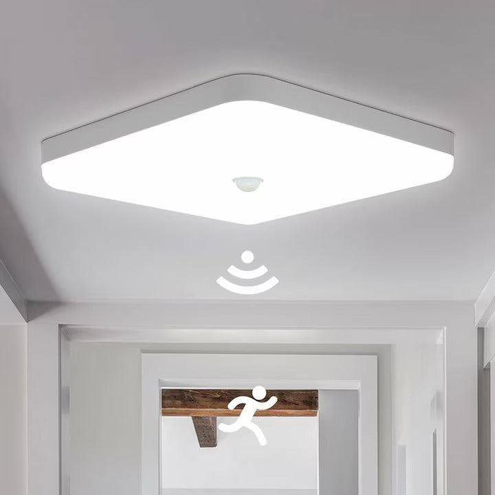 Plafoniera LED Diametru 23cm 36W cu Senzor de Miscare Office Slim Lumina Rece Alb