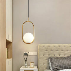 Pendul Jolie Reglabil 1xE14 Auriu