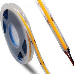 Banda LED COB 12V Lumina Calda 12W/m 10m/rola