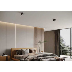 Spot LED Office Lumina Neutra 10W 14cm Negru