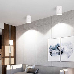 Spot LED Office Ajustabil Lumina Neutra 12W Diametru 10cm Alb