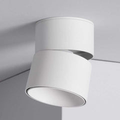 Spot LED Office Ajustabil Lumina Neutra 12W Diametru 10cm Alb