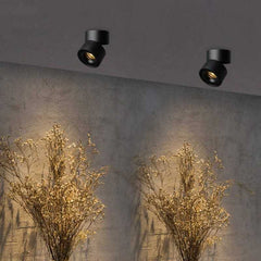 Spot LED Office Ajustabil Lumina Neutra 12W Diametru 10cm Negru