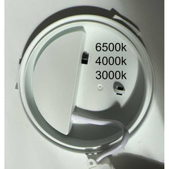 Plafoniera LED Diametru 42cm 36W Raisa 3 Tipuri de Lumini Negru