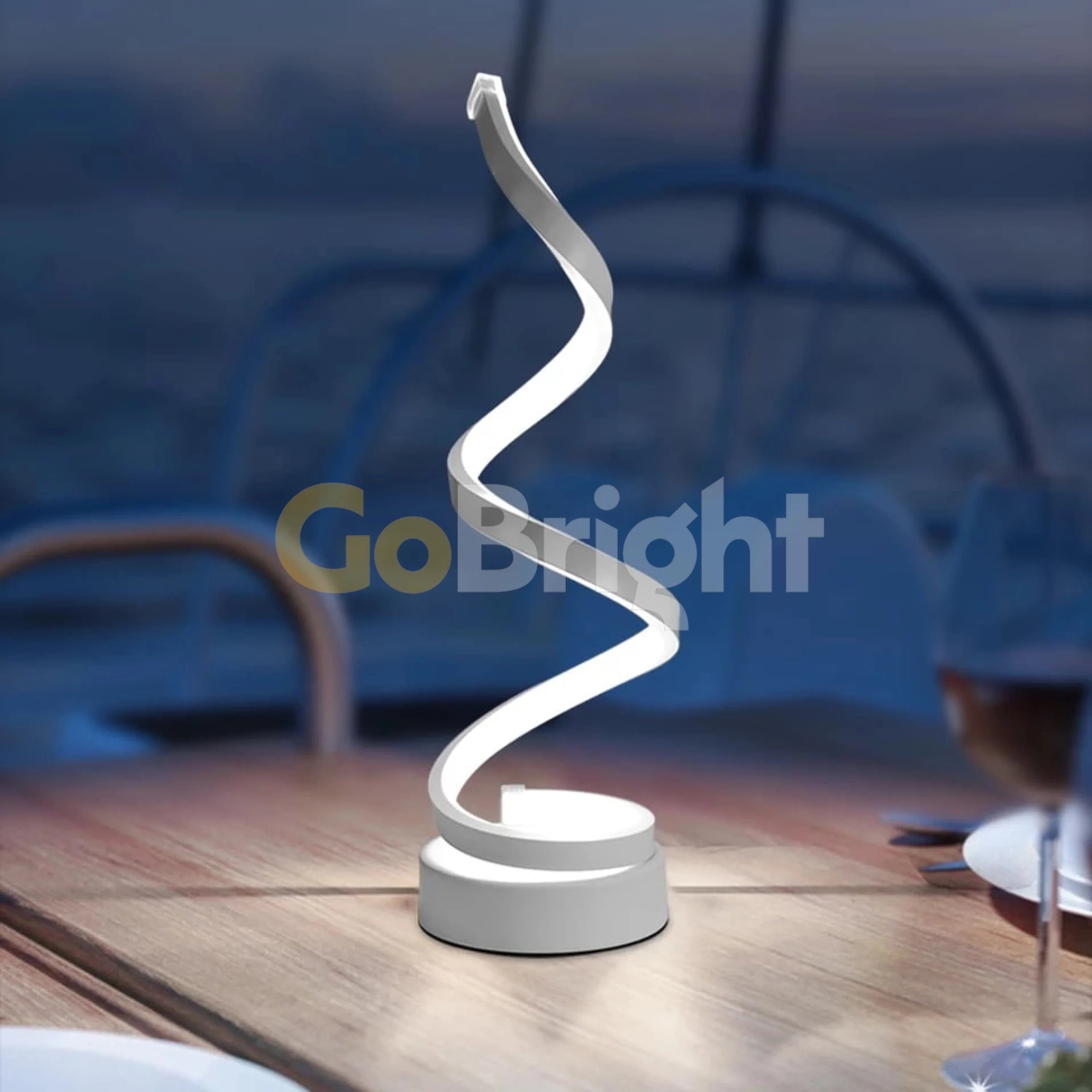 Veioza LED Lines 3 Tipuri de Lumini 45cm 40W Alb