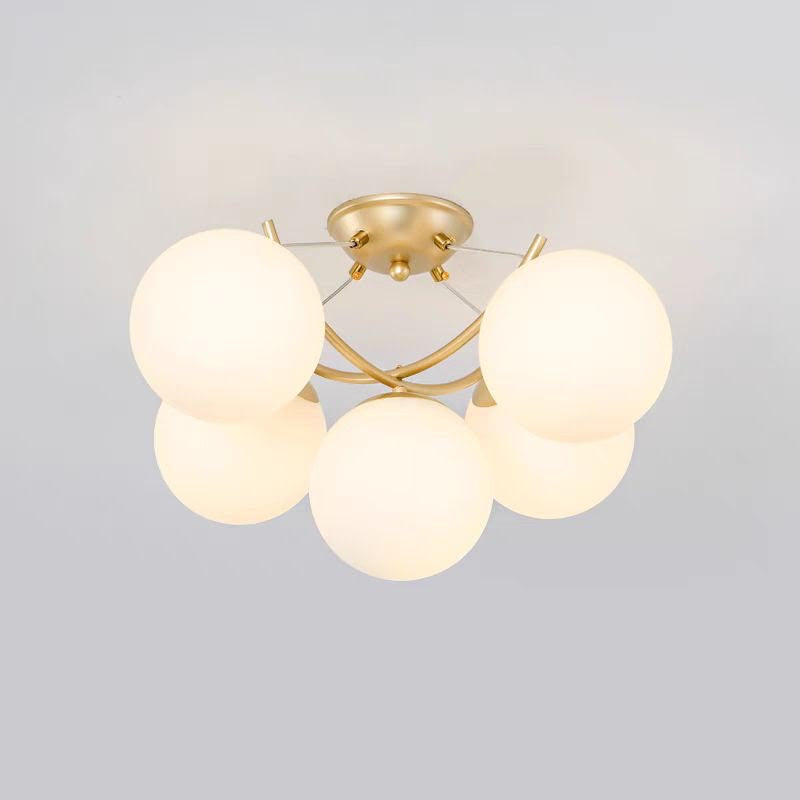 Pendul Jolie Reglabil 5xE27 45cm Auriu