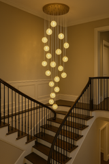 Candelabru Glow 30xG9 Diametru 60cm Auriu