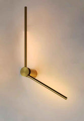 Aplica LED Reglabila 60+44cm 12W Urban 3 Tipuri de Lumini Auriu