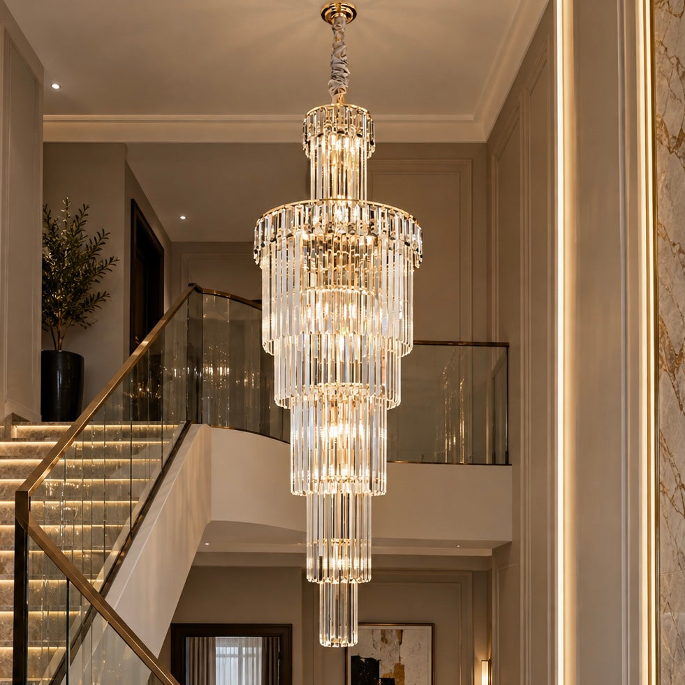 Candelabru Casa Scarii Auriu Lungime 180cm