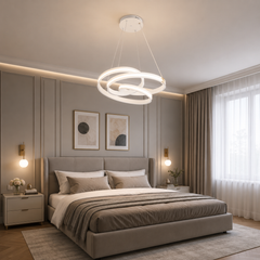 Pendul LED 60cm 70W Stace 3 Tipuri de Lumini Alb