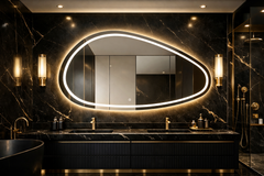 Oglinda LED Premium 160x85cm Touch 3 Culori Luminoase