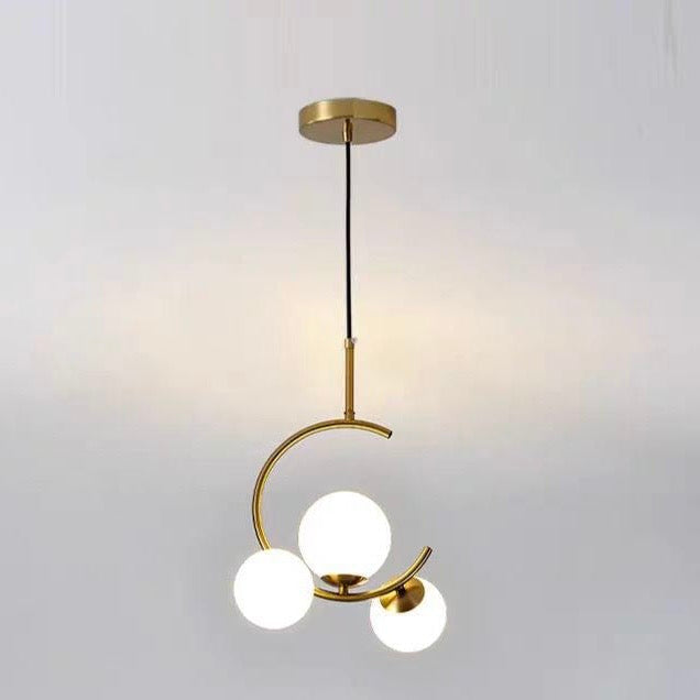 Pendul Jolie Reglabil 3xE27 Auriu