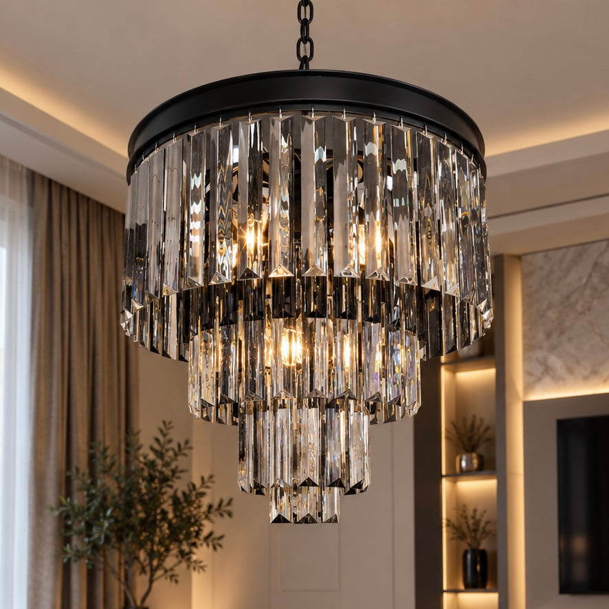 Candelabru Negru Diametru 40cm